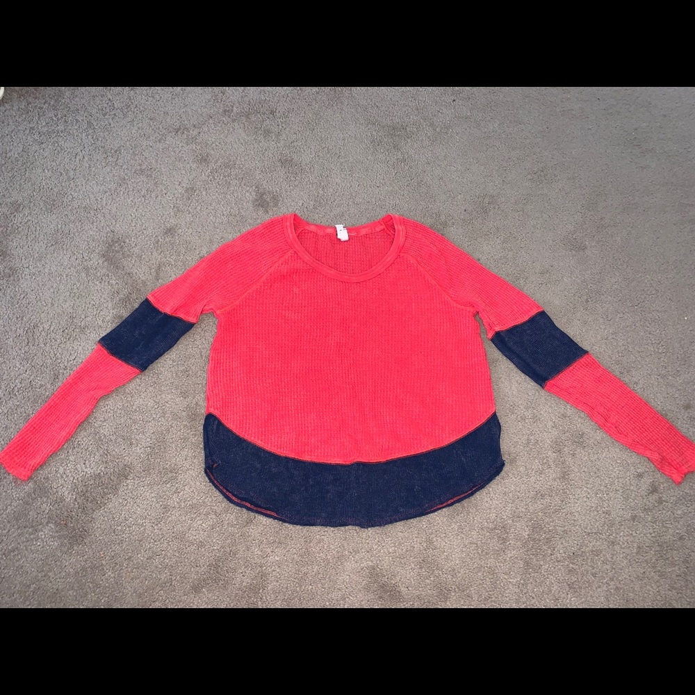 Free People Waffle Long Sleeve
